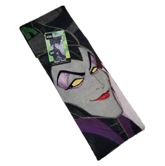 Disney Villains Maleficent, Cruela And Ursula Towel NWT - Picture 5 of 5